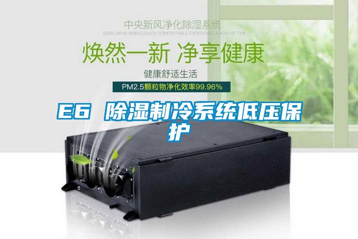 E6 91看片网站视频製冷係統低壓保護