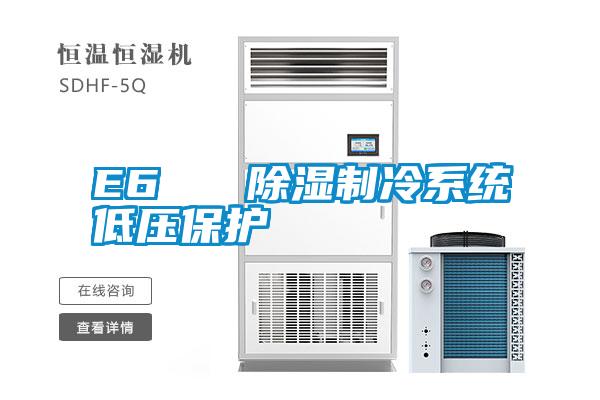 E6   91看片网站视频製冷係統低壓保護