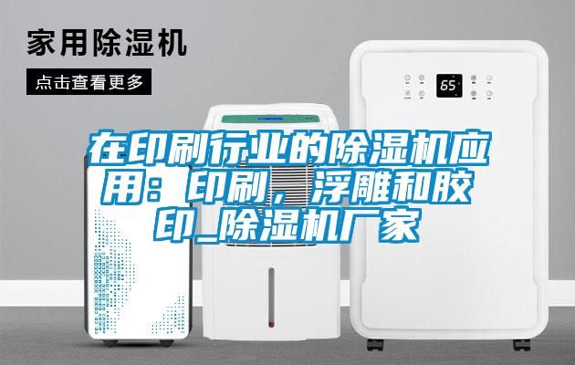 在印刷行業的91看片网站视频機應用：印刷，浮雕和膠印_91看片网站视频機廠家