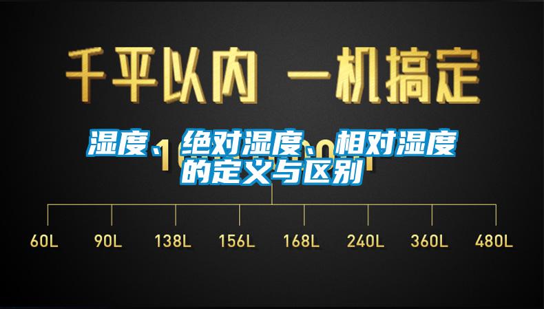 濕度、絕對濕度、相對濕度的定義與區別