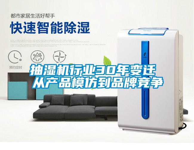 抽濕機行業30年變遷 從產品模仿到品牌競爭