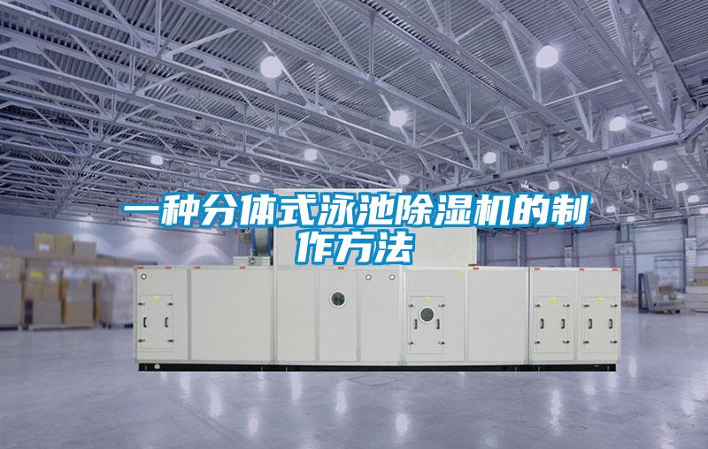 一種分體式泳池91看片网站视频機的製作方法