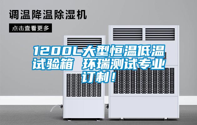 1200L大型恒溫低溫試驗箱 環瑞測試專業訂製！