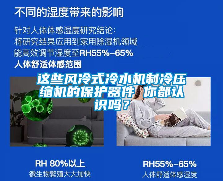 這些風冷式冷水機製冷壓縮機的保護器件 你都認識嗎？