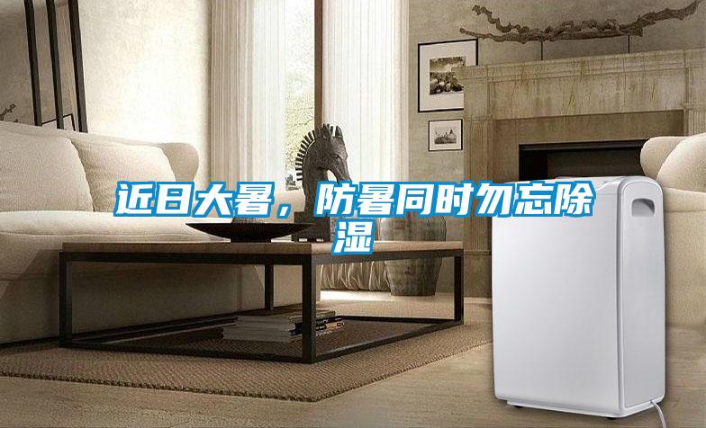近日大暑，防暑同時勿忘91看片网站视频