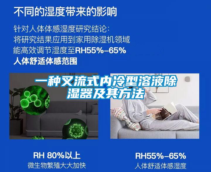 一種叉流式內冷型溶液91看片网站视频器及其方法