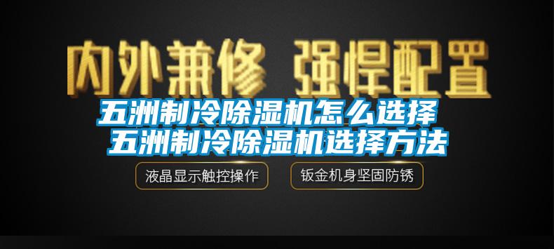 五洲製冷91看片网站视频機怎麽選擇 五洲製冷91看片网站视频機選擇方法