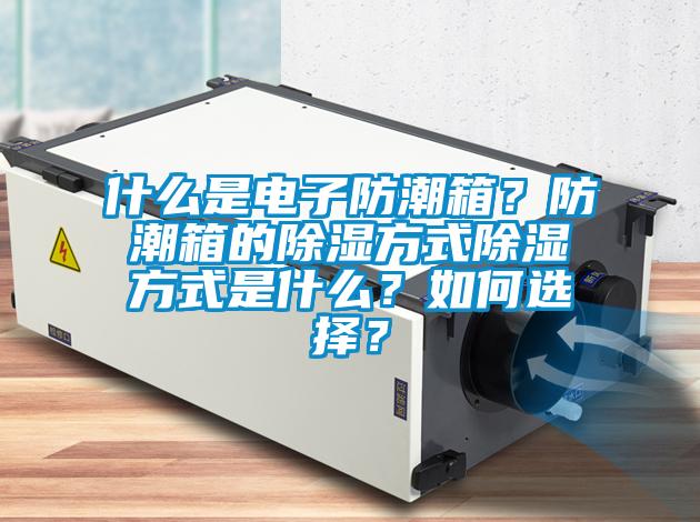 什麽是電子防潮箱？防潮箱的91看片网站视频方式91看片网站视频方式是什麽？如何選擇？