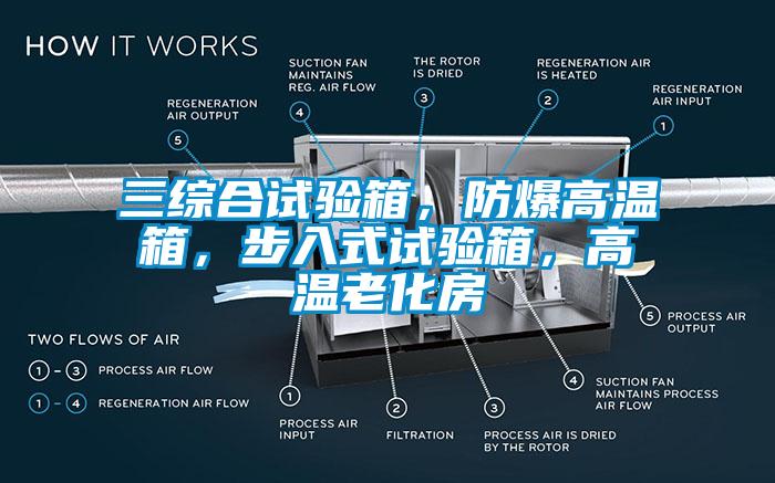 三綜合試驗箱，防爆高溫箱，步入式試驗箱，高溫老化房