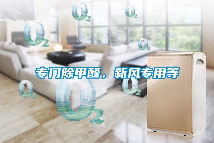 專門除甲醛，新風專用等