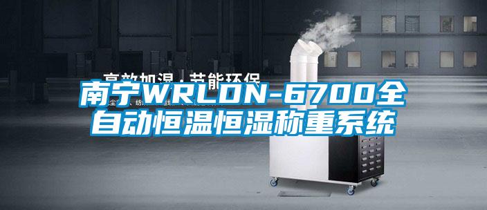 南寧WRLDN-6700全自動恒溫恒濕稱重係統