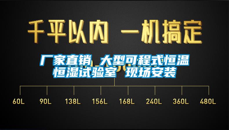 廠家直銷 大型可程式恒溫恒濕試驗室 現場安裝