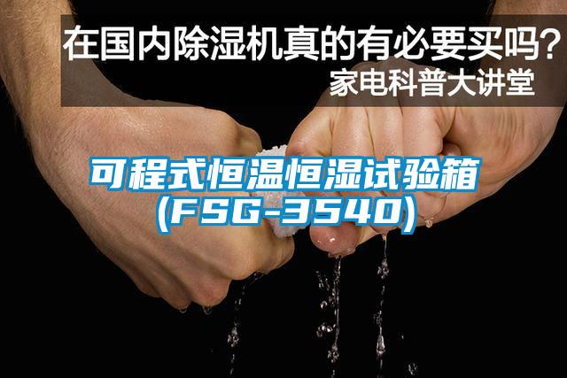 可程式恒溫恒濕試驗箱(FSG-3540)