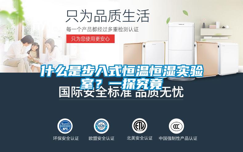什麽是步入式恒溫恒濕實驗室？一探究竟
