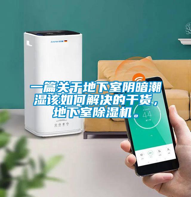 一篇關於地下室陰暗潮濕該如何解決的幹貨，地下室91看片网站视频機。