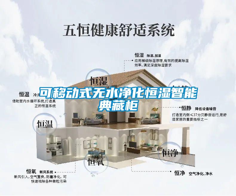 可移動式無水淨化恒濕智能典藏櫃