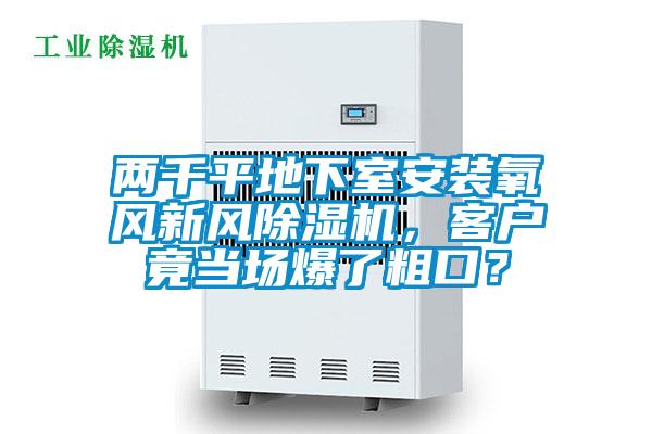 兩千平地下室安裝氧風新風91看片网站视频機，客戶竟當場爆了粗口？