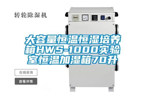 大容量恒溫恒濕培養箱HWS-1000實驗室恒溫加濕箱70升