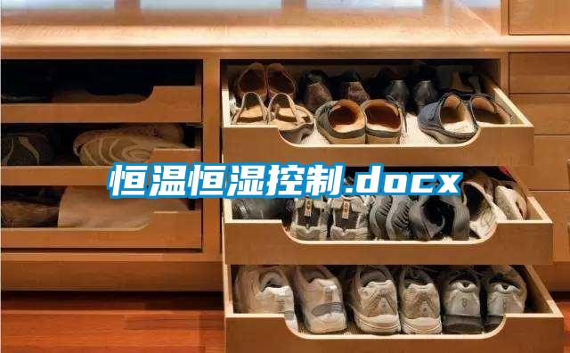 恒溫恒濕控製.docx