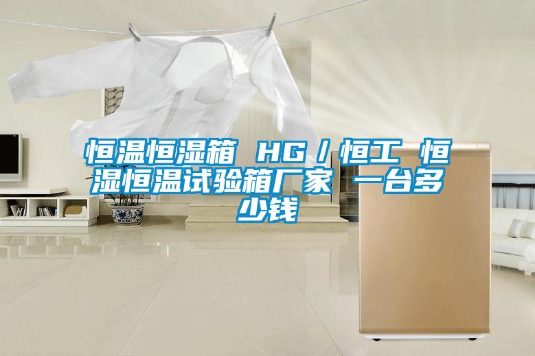 恒溫恒濕箱 HG／恒工 恒濕恒溫試驗箱廠家 一台多少錢
