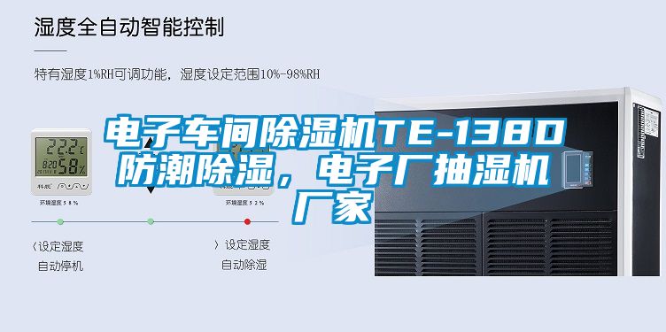 電子車間91看片网站视频機TE-138D防潮91看片网站视频，電子廠抽濕機廠家