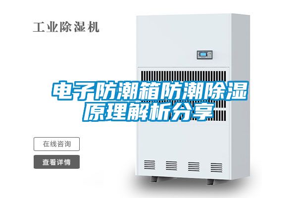 電子防潮箱防潮91看片网站视频原理解析分享