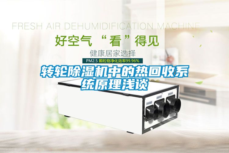 轉輪91看片网站视频機中的熱回收係統原理淺談