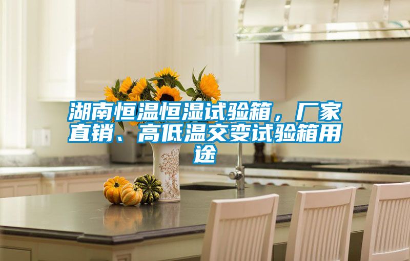 湖南恒溫恒濕試驗箱，廠家直銷、高低溫交變試驗箱用途