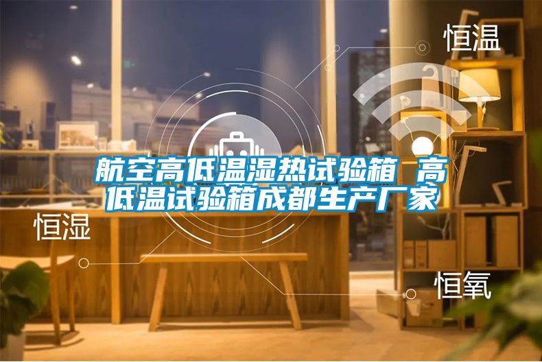 航空高低溫濕熱試驗箱 高低溫試驗箱成都生產廠家
