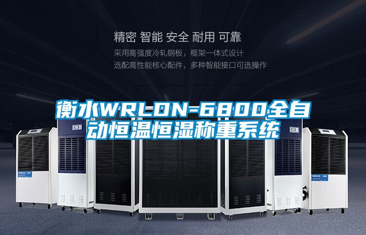 衡水WRLDN-6800全自動恒溫恒濕稱重係統