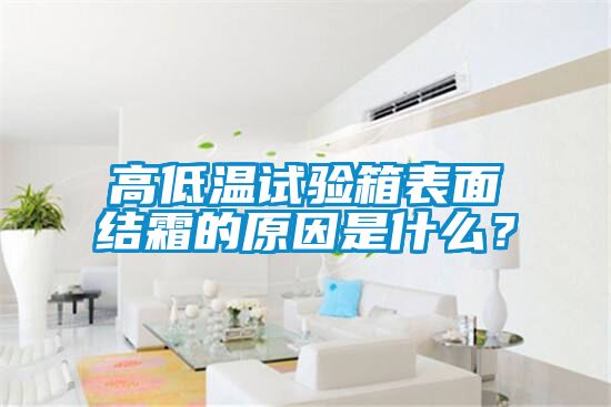 高低溫試驗箱表麵結霜的原因是什麽？